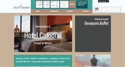 Desktop Screenshot of hotelcatedral.com