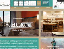 Tablet Screenshot of hotelcatedral.com